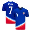 Camiseta de fútbol Estados Unidos Reyna 7 Segunda Equipación 2024 - Hombre